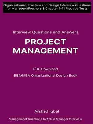 cover image of Organizational Design Quiz Questions and Answers PDF | BBA MBA Management Exam Prep e-Book